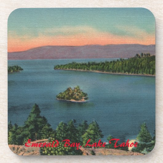 Lake Tahoe Emerald Bay Onderzetter (Voorkant)