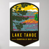 Lake Tahoe Emerald Bay Poster (Voorkant)