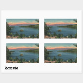  Lake Tahoe Emerald Bay Rechthoekige Sticker (Vel)