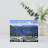 Lake Tahoe - Emerald Bay State Park Briefkaart (Staand voorkant)