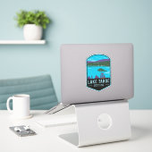 Lake Tahoe Emerald Bay Sticker (Laptop op bureau)