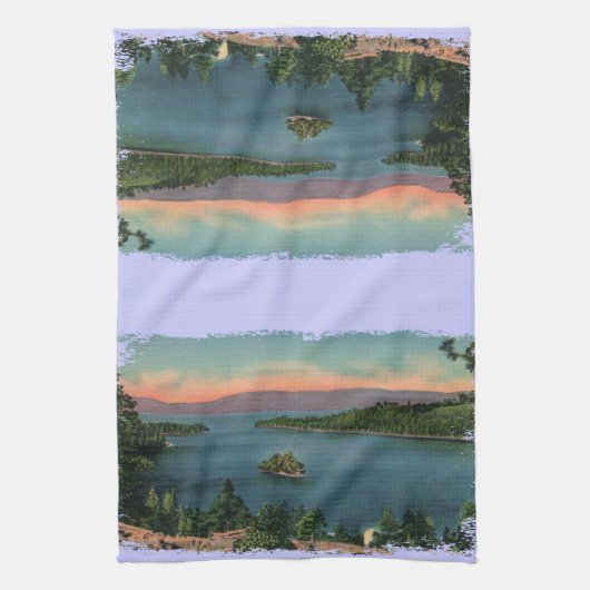  Lake Tahoe Emerald Bay Theedoek (Verticaal)