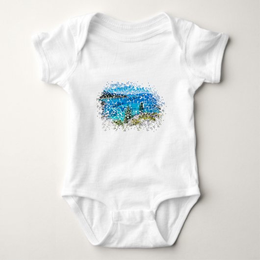 Lake Tahoe Graphic Romper (Voorkant)