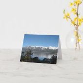 Lake Tahoe Happy Birthday Kaart (Gele Bloem)