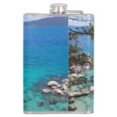 Lake Tahoe helder water Heupfles (Achterkant)