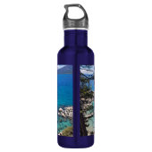 Lake Tahoe helder water Waterfles (Achterkant)