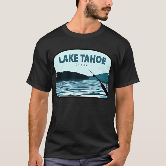 Lake Tahoe hengel T-shirt (Voorkant)