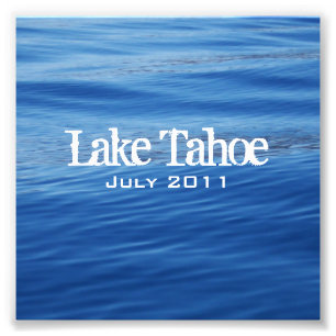 Lake Tahoe Jewel Hoesje Insert Photo Foto Afdruk