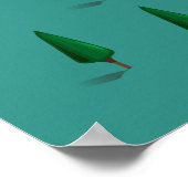 Lake Tahoe kaart reisposter Poster (Hoek)