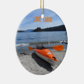 Lake Tahoe Kayak Keramisch Ornament (Rechts)