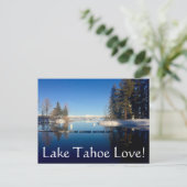 Lake Tahoe Love Briefkaart (Staand voorkant)