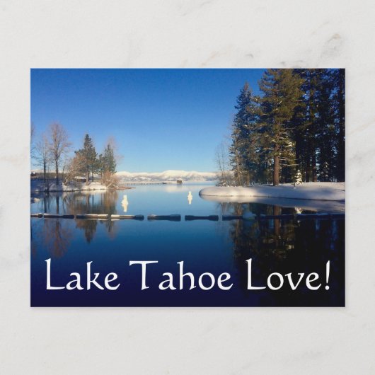 Lake Tahoe Love Briefkaart (Voorkant)