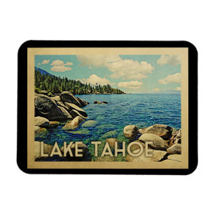 Lake Tahoe Magnet Vintage Travel Magneet