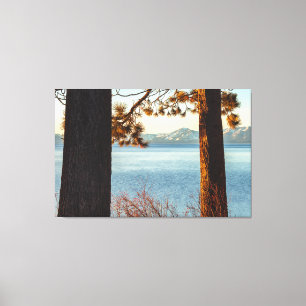 Lake Tahoe Morning Canvas Afdruk