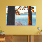 Lake Tahoe Morning Canvas Afdruk (Insitu (Woonkamer))