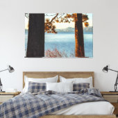 Lake Tahoe Morning Canvas Afdruk (Insitu (Slaapkamer))