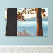Lake Tahoe Morning Canvas Afdruk (Insitu (Houten vloer))