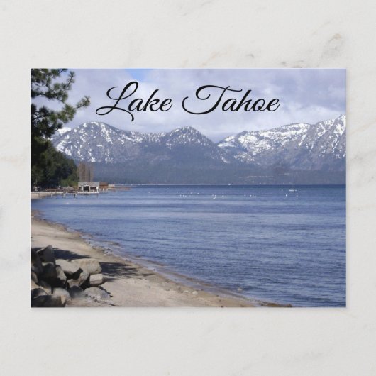 Lake Tahoe Nevada, California Travel Post Card Briefkaart (Voorkant)