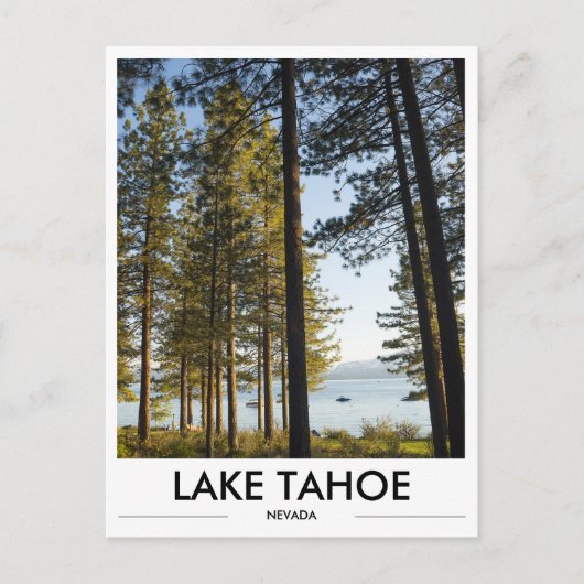Lake Tahoe Nevada Foto Briefkaart (Voorkant)