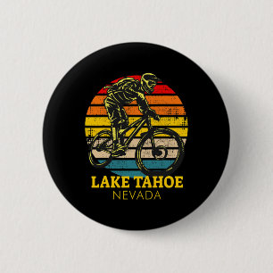 Lake Tahoe Nevada Mountainbiken _1 Ronde Button 5,7 Cm