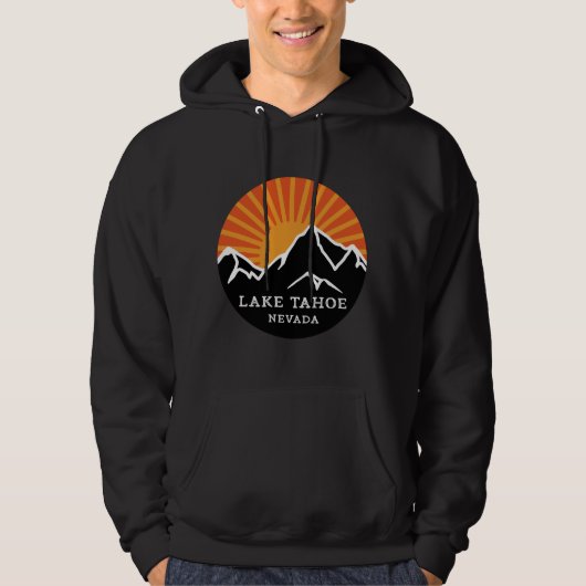 Lake Tahoe Nevada Mountains Herinnering Memorabili Hoodie (Voorkant)