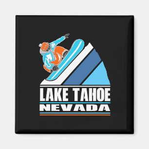 Lake Tahoe Nevada -  snowboarder Magneet