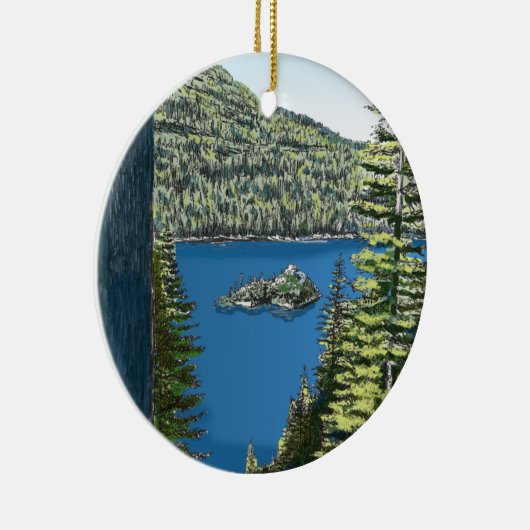 Lake Tahoe Ornament (Rechts)