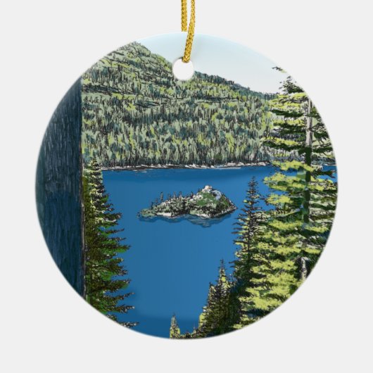 Lake Tahoe Ornament (Voorkant)