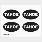 LAKE TAHOE OVALE BUMPERSTICKER STICKER (Vel)