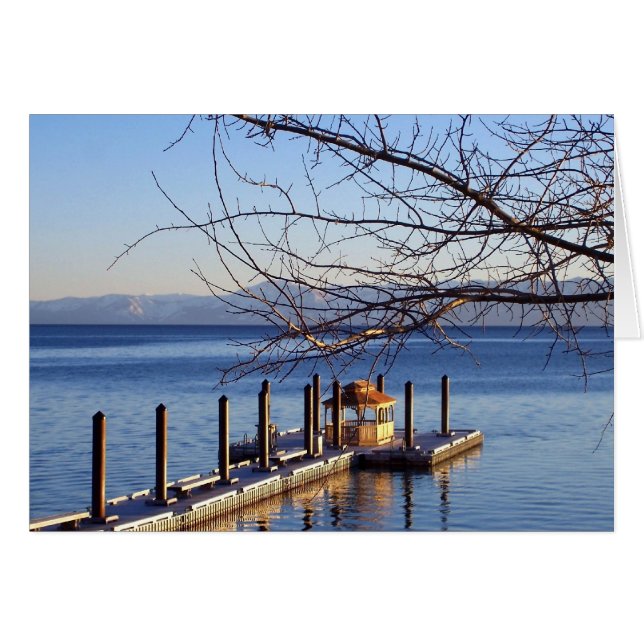 Lake Tahoe Pier (Voorkant Horizontaal)