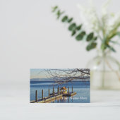 Lake Tahoe Pier bij Sunset Visitekaartje (Staand voorkant)