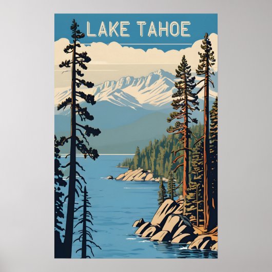 Lake Tahoe Poster (Voorkant)