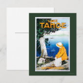 Lake Tahoe Promotional PosterLake Tahoe, CA Briefkaart (Voorkant / Achterkant)