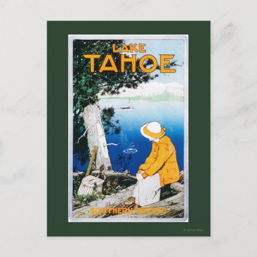 Lake Tahoe Promotional PosterLake Tahoe, CA Briefkaart (Voorkant)