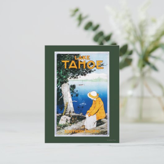 Lake Tahoe Promotional PosterLake Tahoe, CA Briefkaart (Staand voorkant)