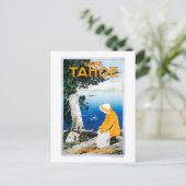 Lake Tahoe Promotional PosterLake Tahoe, CA Briefkaart (Staand voorkant)