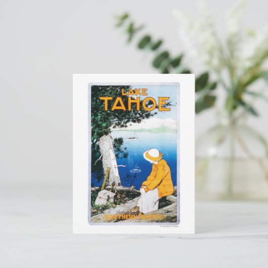Lake Tahoe Promotional PosterLake Tahoe, CA Briefkaart (Staand voorkant)
