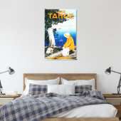 Lake Tahoe Promotional PosterLake Tahoe, CA Canvas Afdruk (Insitu (Slaapkamer))