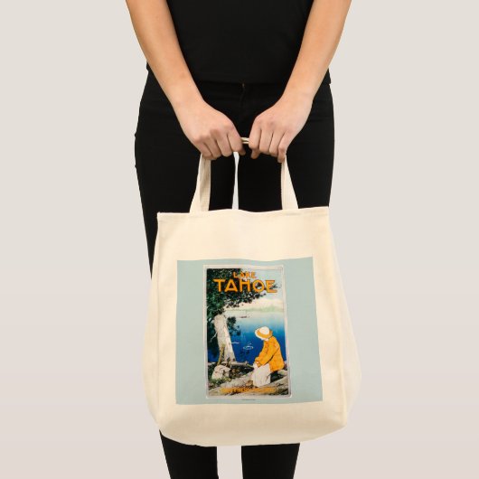 Lake Tahoe Promotional PosterLake Tahoe, CA Tote Bag (Voorkant (product))
