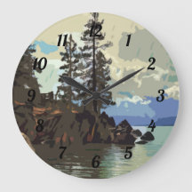 Lake Tahoe Sand Harbor Clock