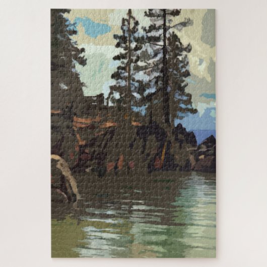 Lake Tahoe Sand Harbor Puzzle Legpuzzel (Verticaal)