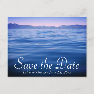 Lake Tahoe Save the Date Aankondigingskaart