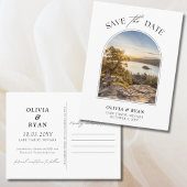 Lake Tahoe Save the Date Briefkaart voor bruilofte