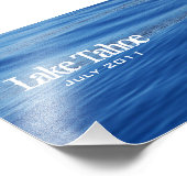 Lake Tahoe sieraden doosje inlay foto Afdruk (Hoek)