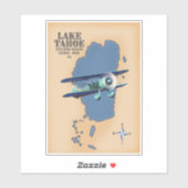 Lake Tahoe Sierra Nevada California, Verenigde Sta Sticker (Vel)