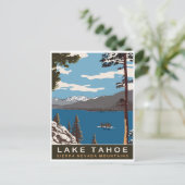Lake Tahoe, Sierra Nevada gebergte, reizen Briefkaart (Staand voorkant)