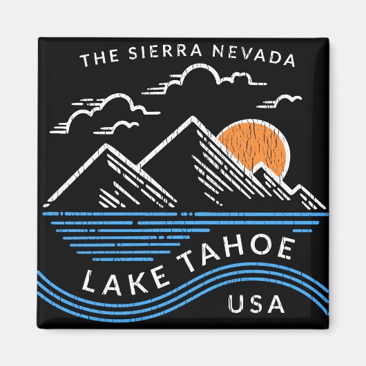 Lake Tahoe Sierra Nevada Magneet (Voorkant)