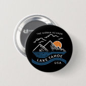 Lake Tahoe Sierra Nevada Ronde Button 5,7 Cm (Voorkant /achterkant)