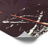 Lake Tahoe Sierra Nevada USA Snowboarding poster (Hoek)