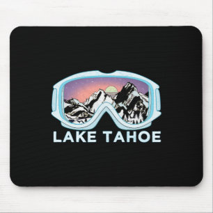 Lake Tahoe Ski Design Lake Tahoe Skiing Sneeuwgesc Muismat